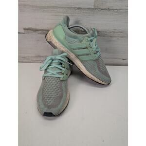 Adidas Ultra Boost Shoes Mens Size 9.5 Mint Green NYC Continental Running CG2928